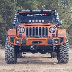 Rugged Ridge 11231.31 Elite Turn Signal & Fog Light Guards for 07-18 Jeep  Wrangler JK | Quadratec